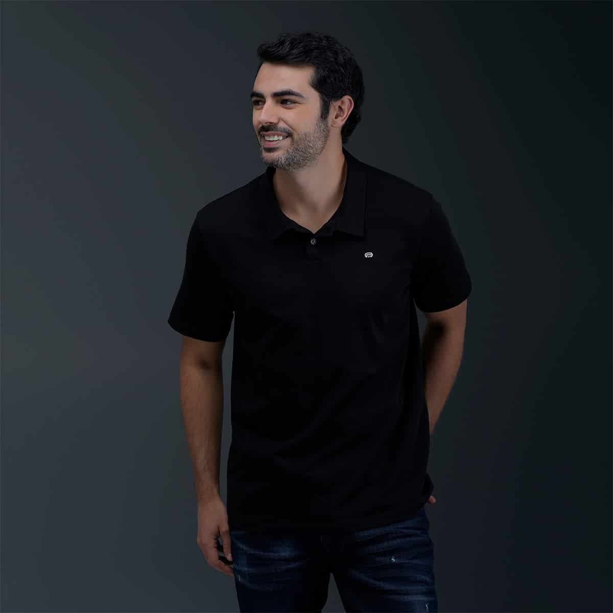 Polo Regular Negro - miniatura 1