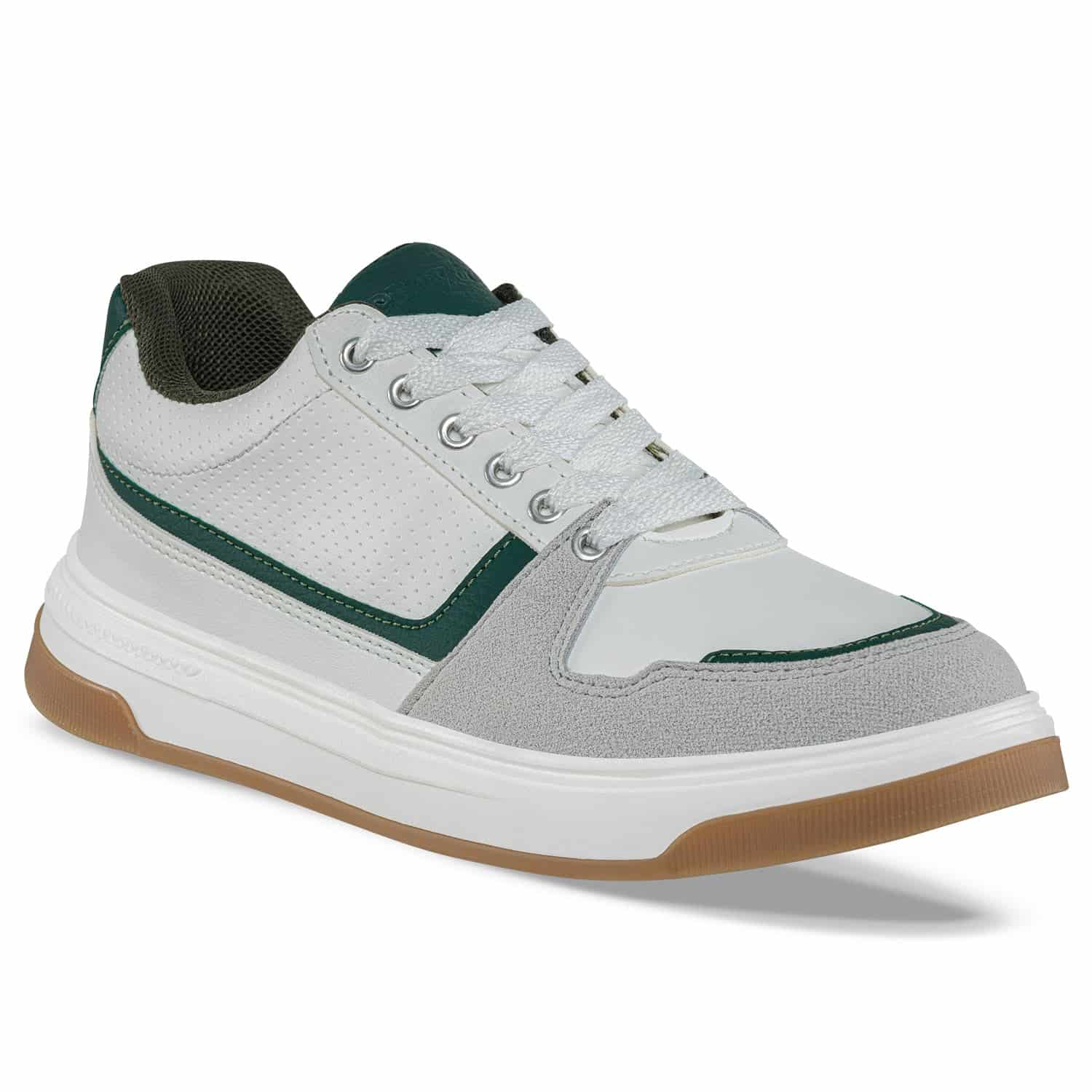 Tenis Urbanos Yorik Blanco-Verde Croydon para Hombre - miniatura 1