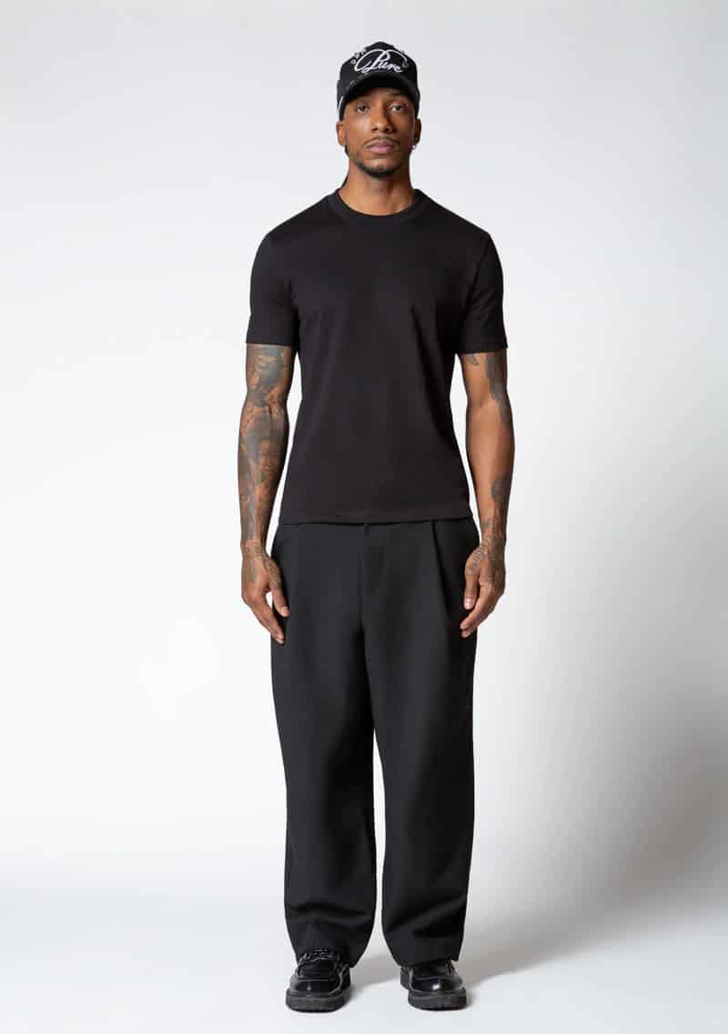 Dopamine black slim t-shirt - miniatura 3