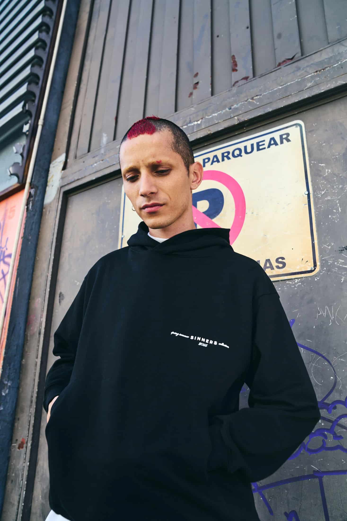 GARMENTS BLACK HOODIE - miniatura 6