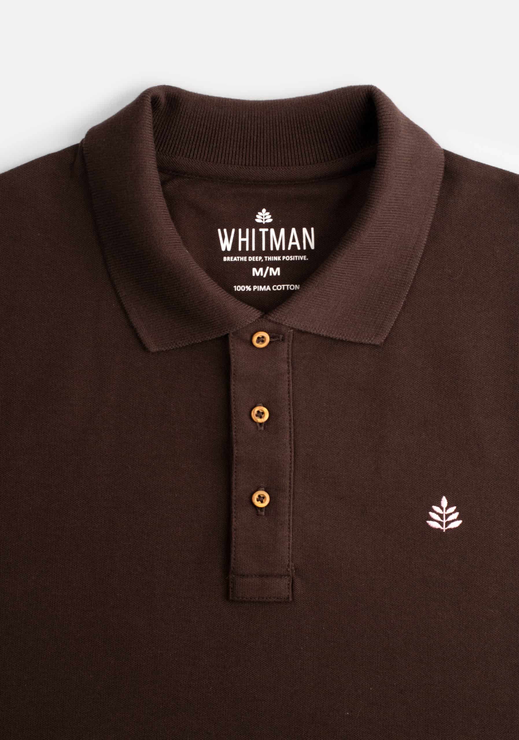 Camiseta Polo H Unicolor L-Ros Café Osc - miniatura 6