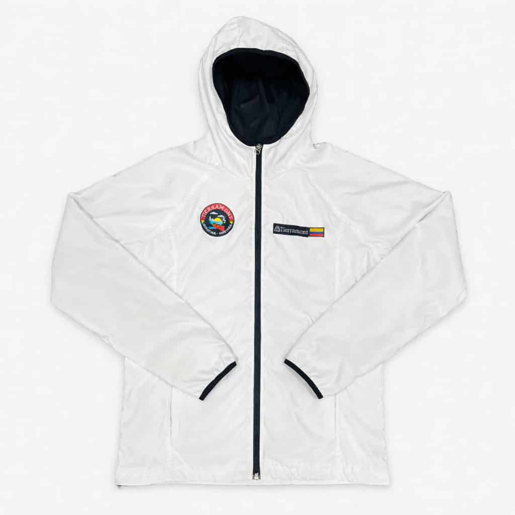 Chaqueta Impermeable Pionono Blanca Hombre - miniatura 3