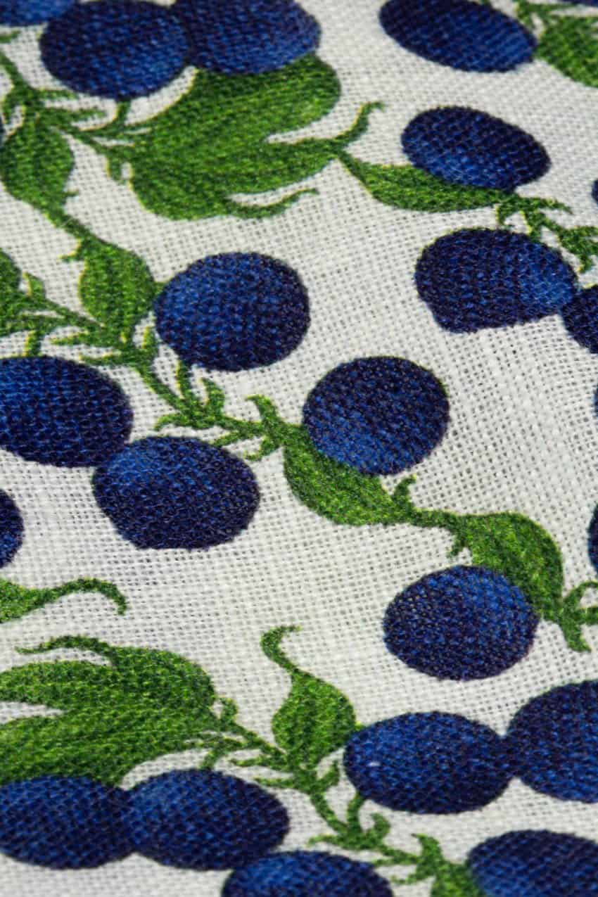 Men's linen shirt navy gooseberry - miniatura 6