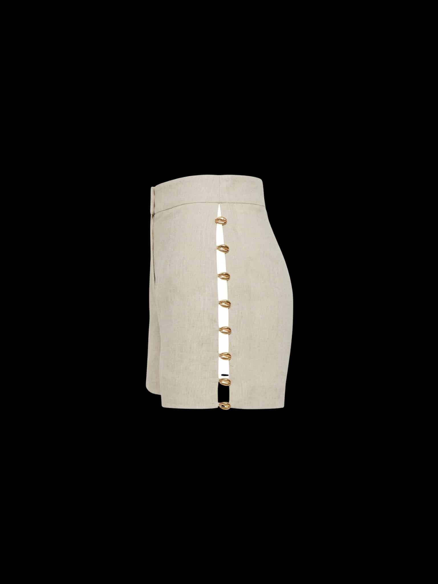 EDA SHORT BEIGE MELANGE - miniatura 6
