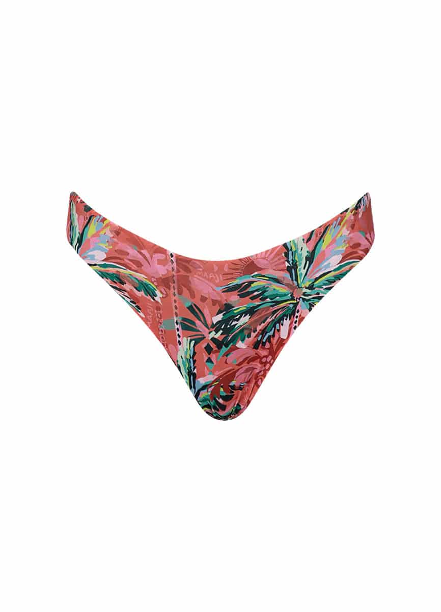 Maaji Flame Palms Sublimity Regular Rise Classic Bikini Bottom - miniatura 2