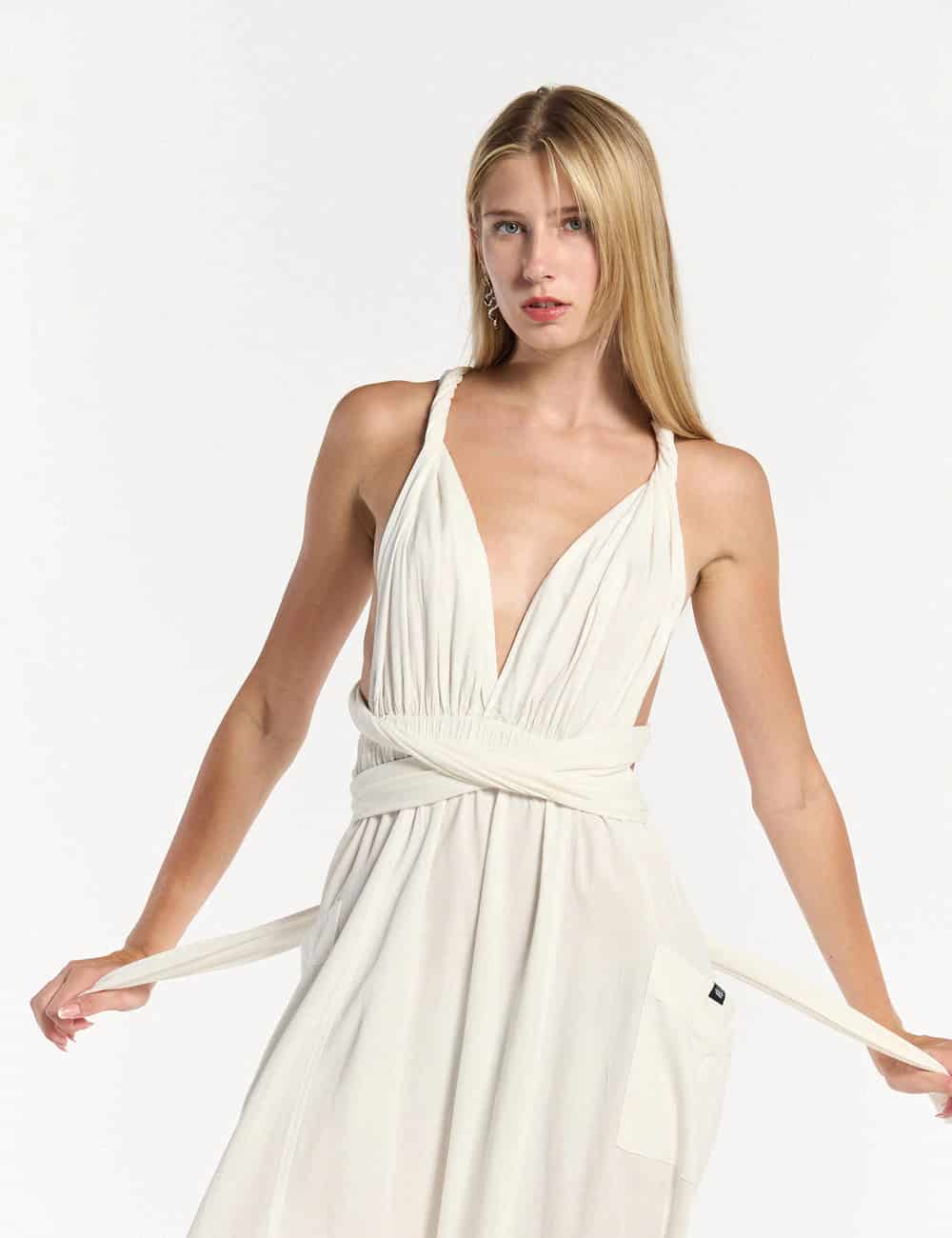 Jumper Tiras cruzadas Mooring crudo Mujer - miniatura 8