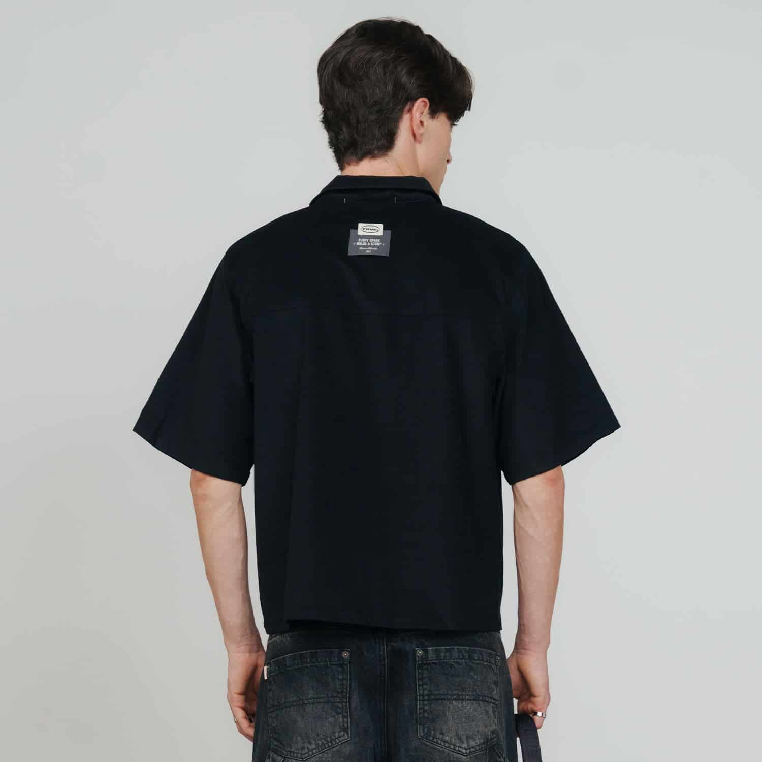 Midnight Corduroy Shirt - Black - miniatura 3