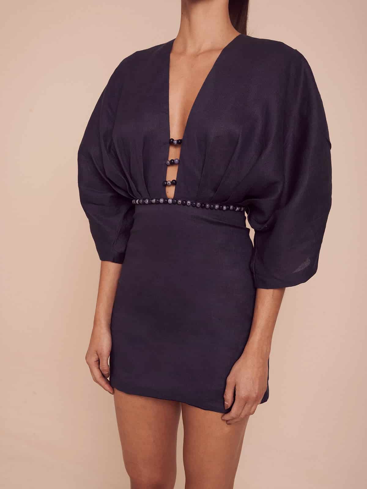 ABELLA DRESS NAVY - miniatura 4