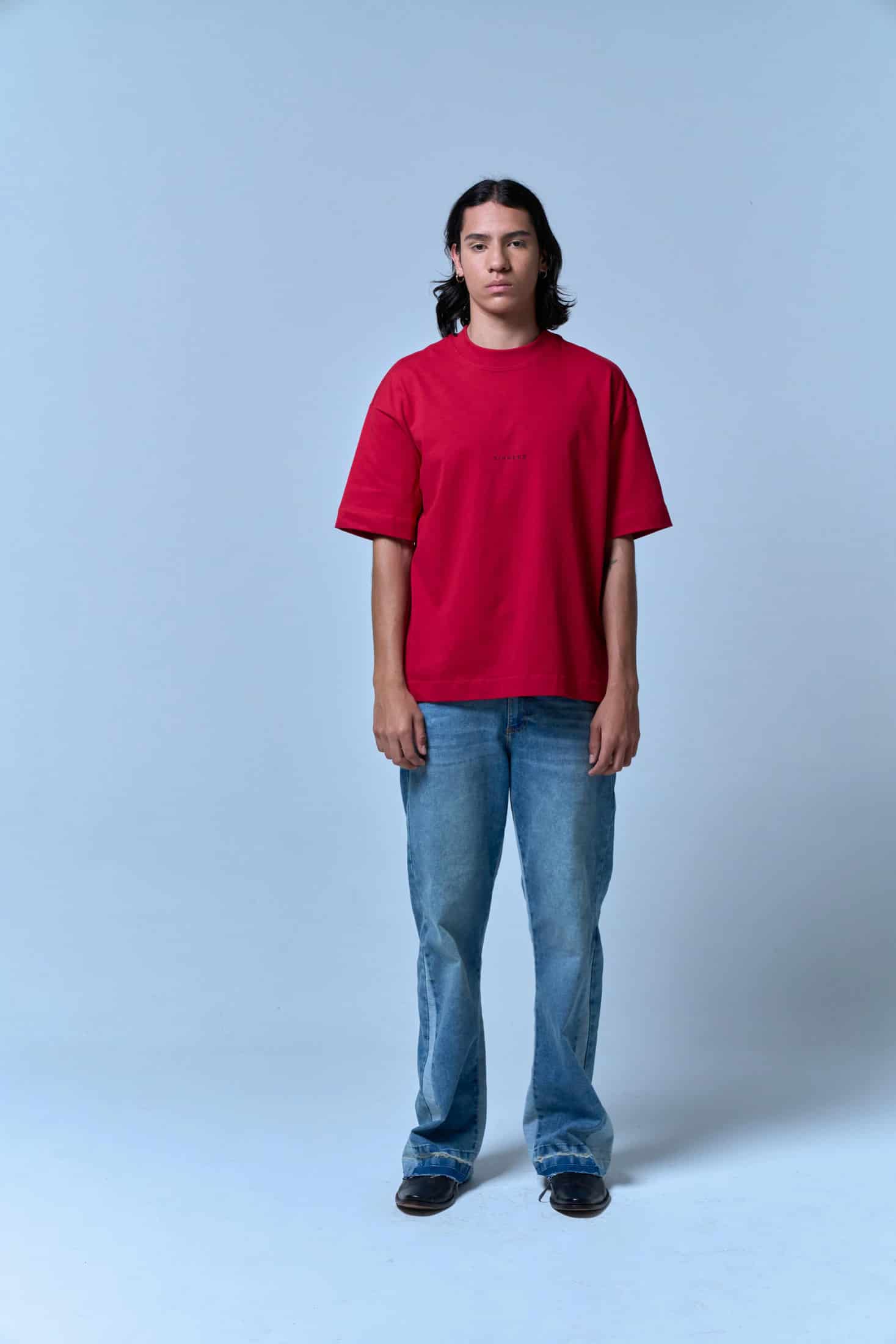 CENTER LOGO RED T-SHIRT - miniatura 2