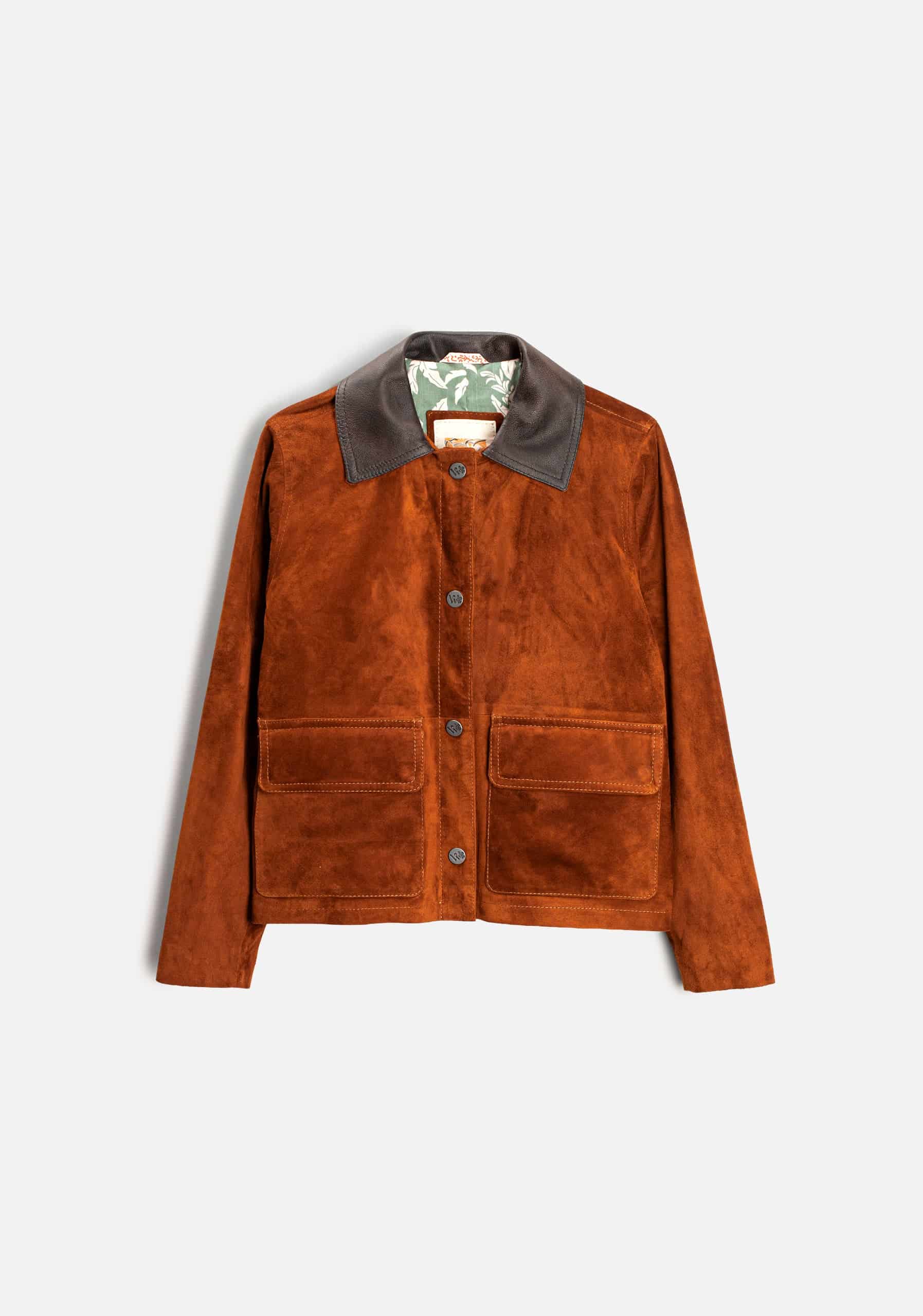 Chaqueta M Larissa Gamuza Tabaco - miniatura 1