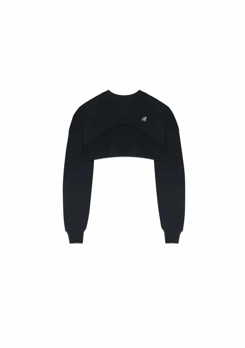 Monclair black crewneck - miniatura 1