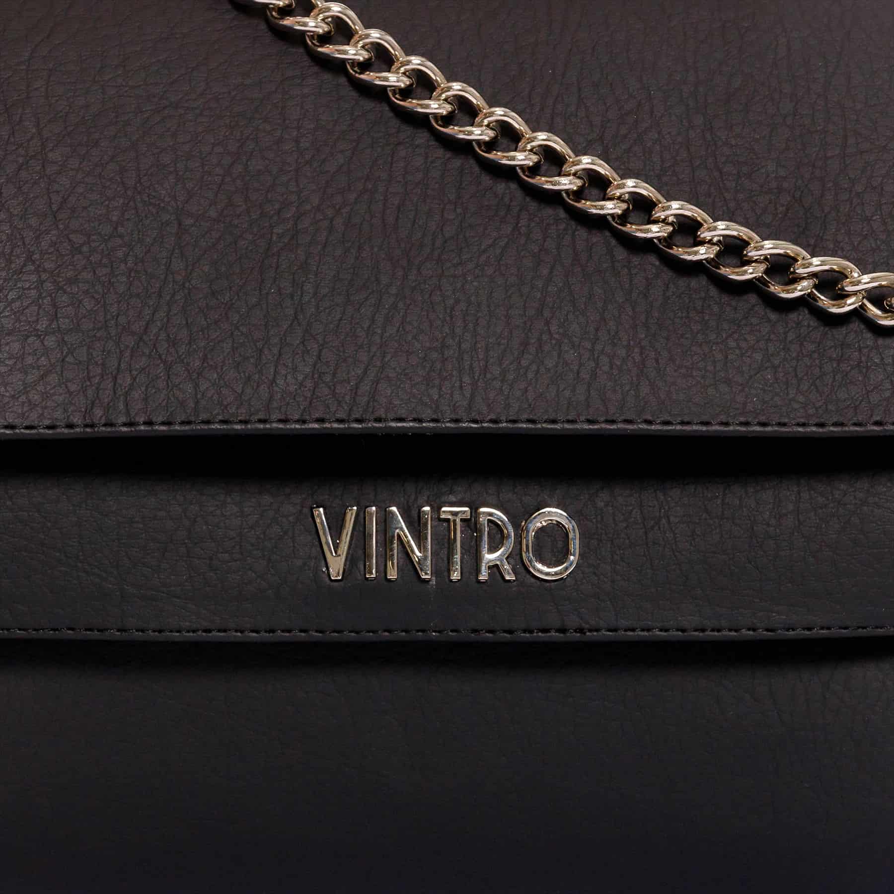 Cartera Para Mujer Dandy Negro Con Cargadera En Cadena - miniatura 4