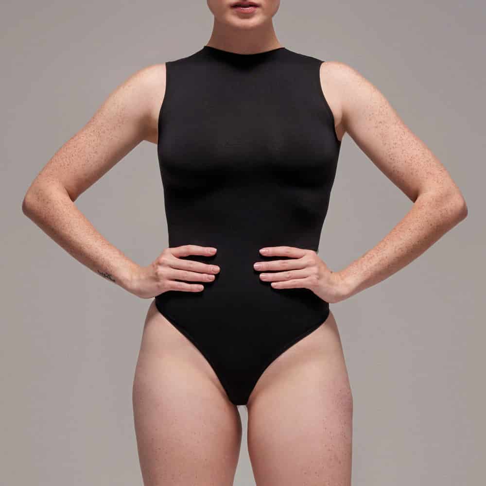 Body Sin Manga Cuello Alto Para Mujer | Lunia - miniatura 4