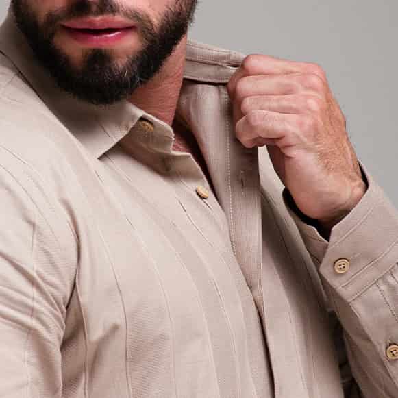 CAMISA ML 100% ALGODON HOMBRE - miniatura 113