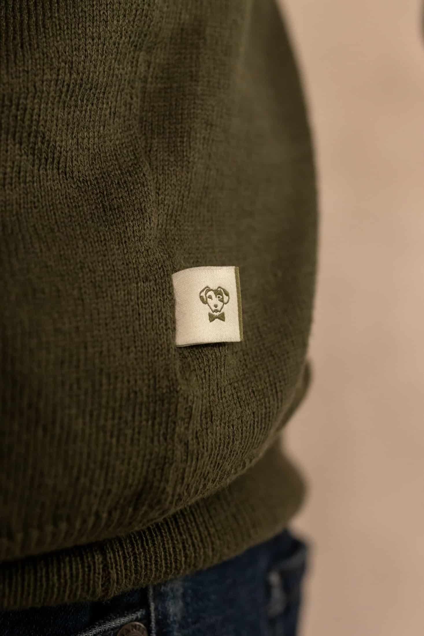 Polo Tejido Manga Larga Verde Militar - miniatura 5
