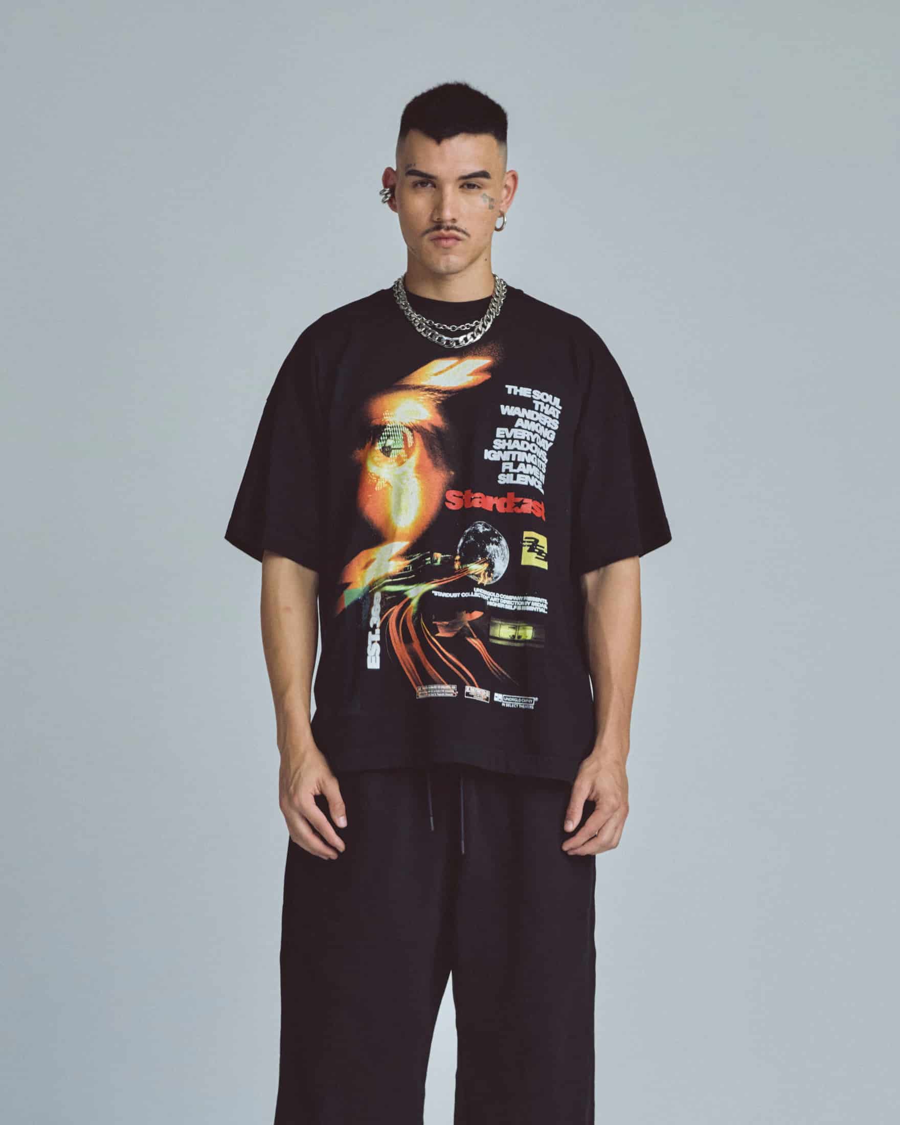 Stardust Night Drive Tshirt Black - miniatura 2