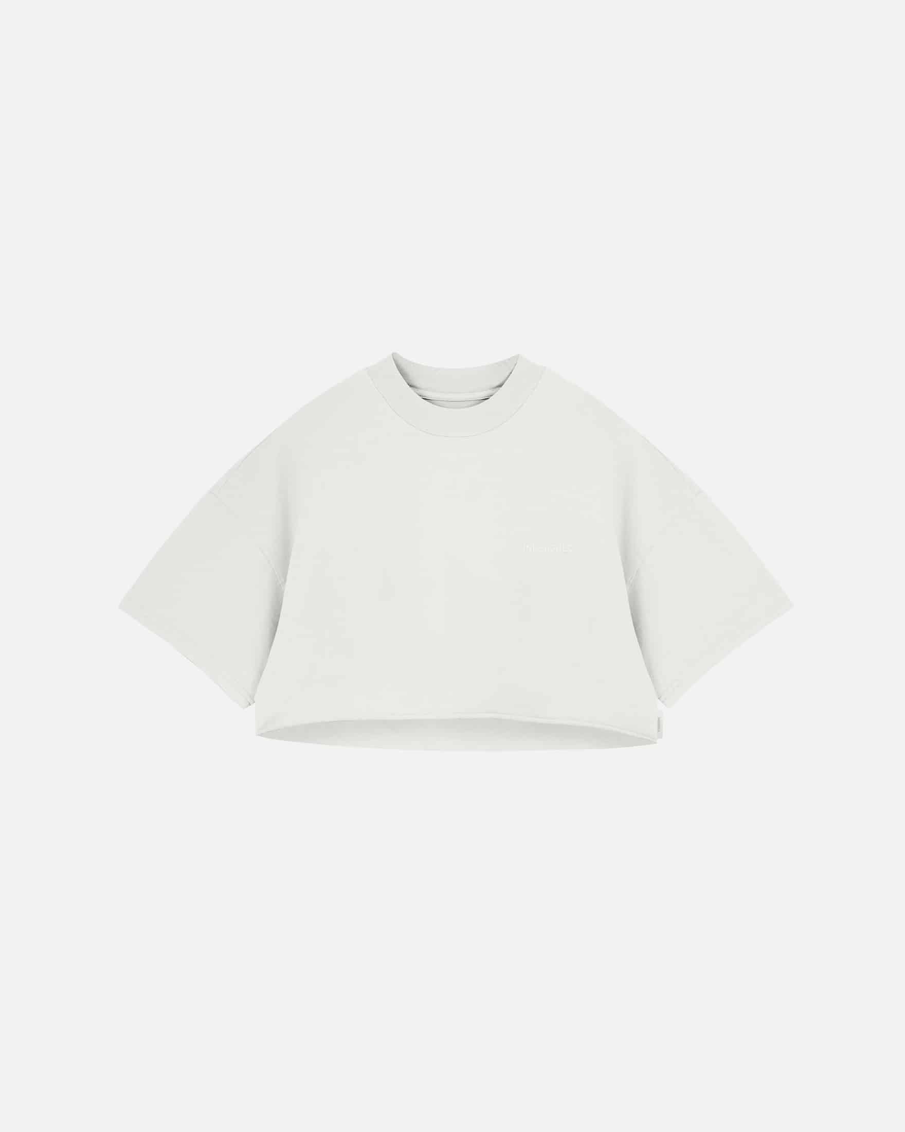 Line Logo Crop Top White - miniatura 3