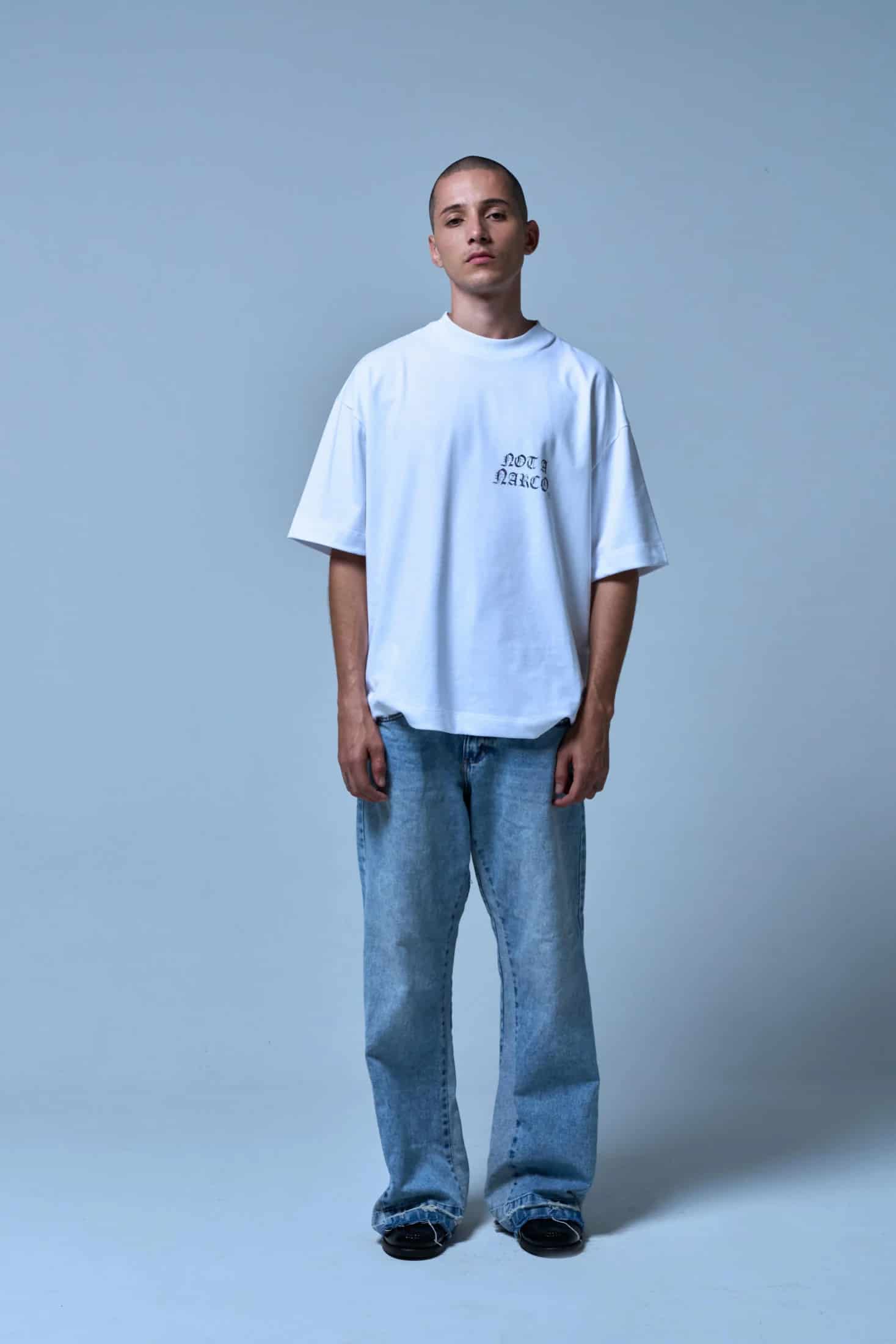 NOT A NARCO FW25 WHITE T-SHIRT - miniatura 7