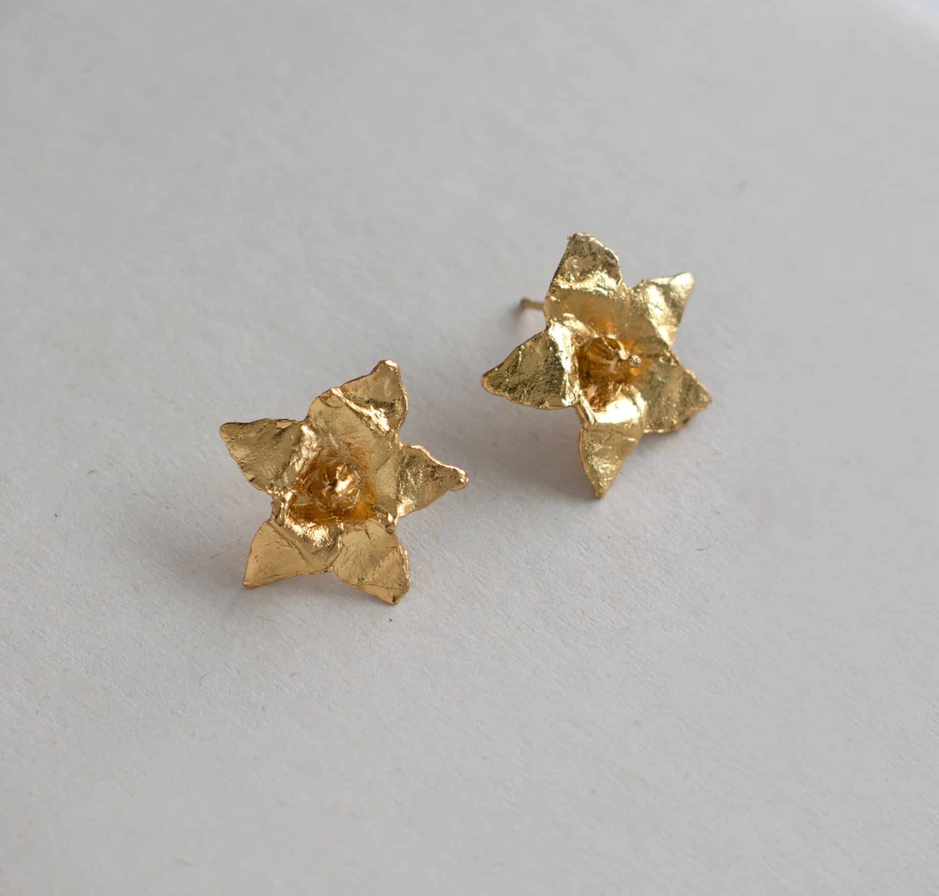 Arete flor papa - miniatura 1