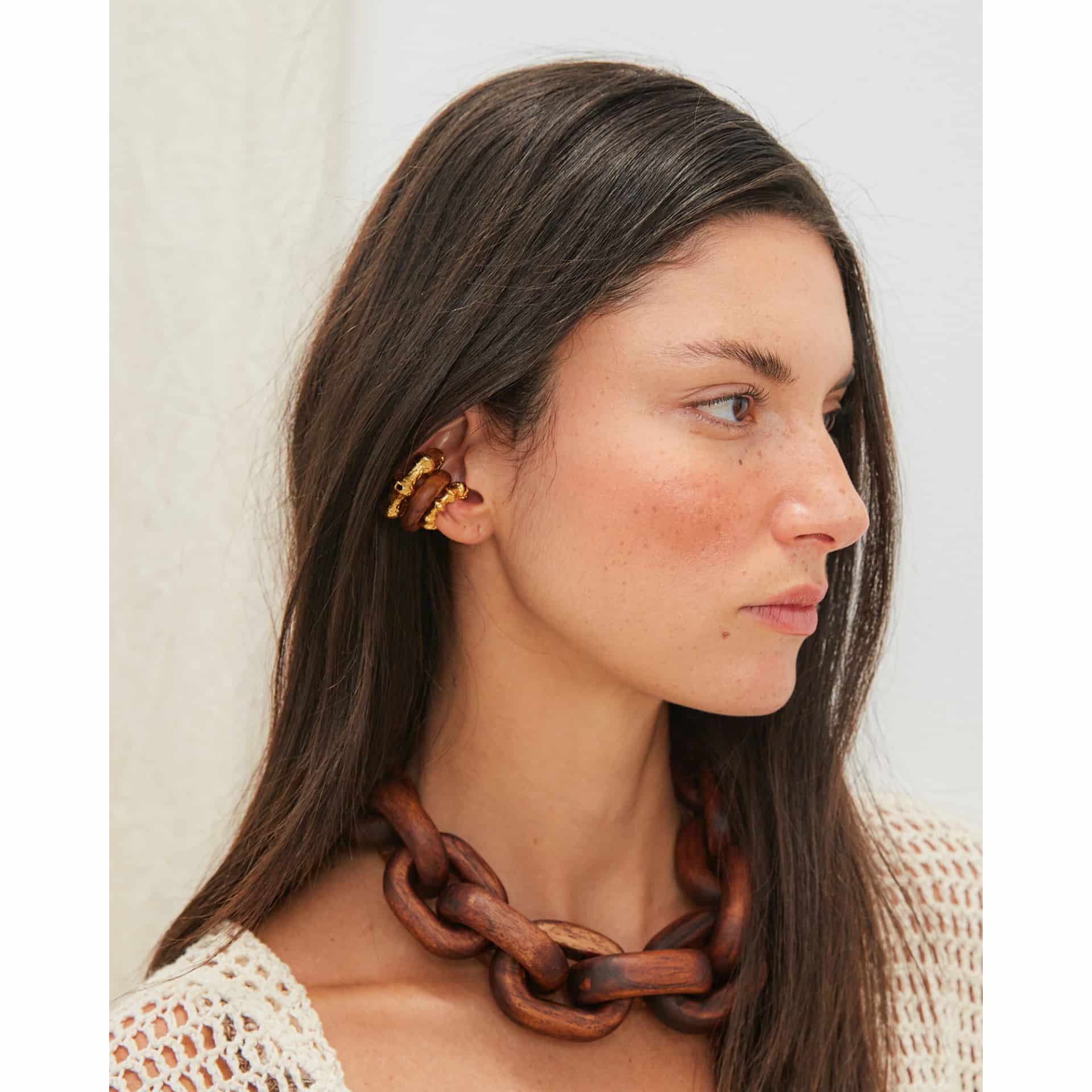 Wood Ear Cuff Midi - miniatura 4