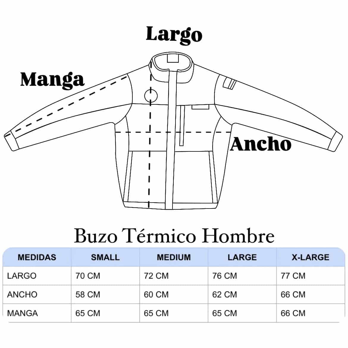 Buzo Térmico Gris Hombre - miniatura 4