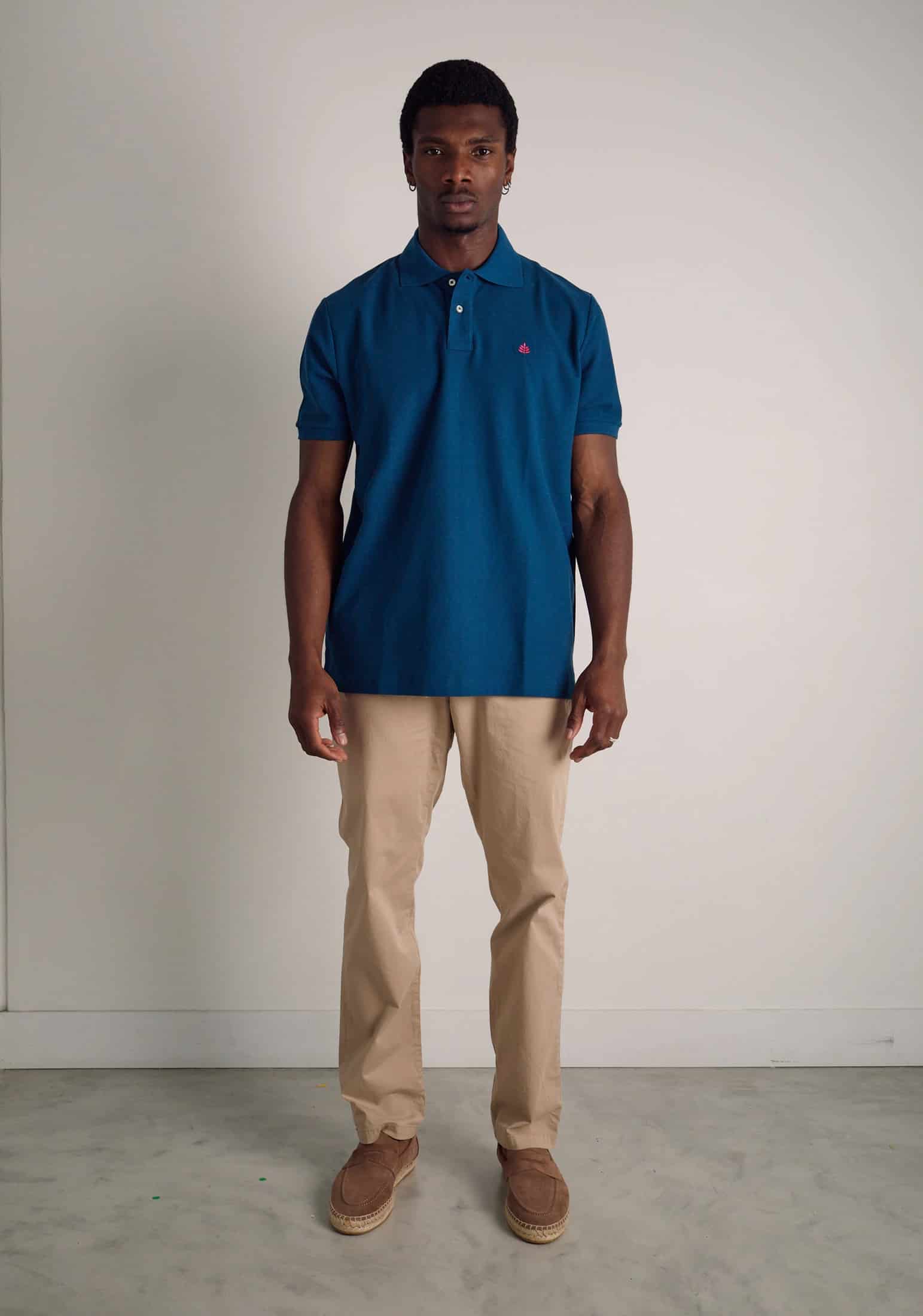 Camiseta Polo H L-Fuc Azul Petroleo - miniatura 2