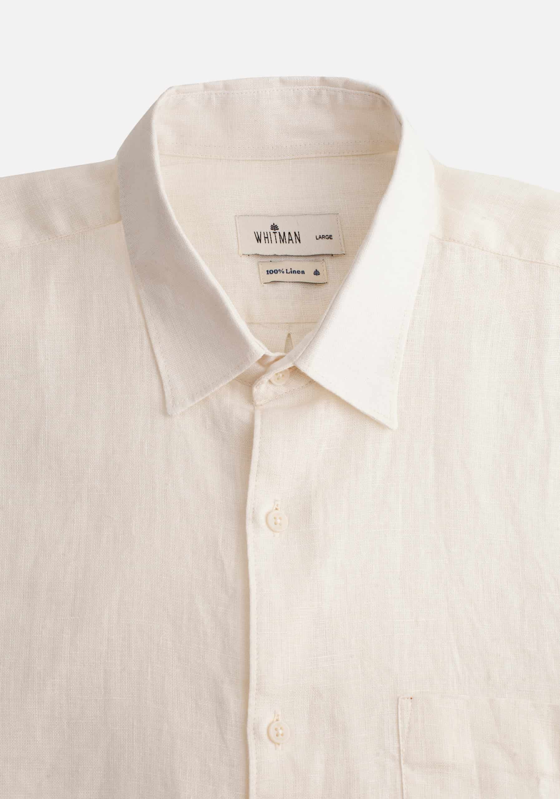Camisa H Harlem Unicolor Marfil - miniatura 3