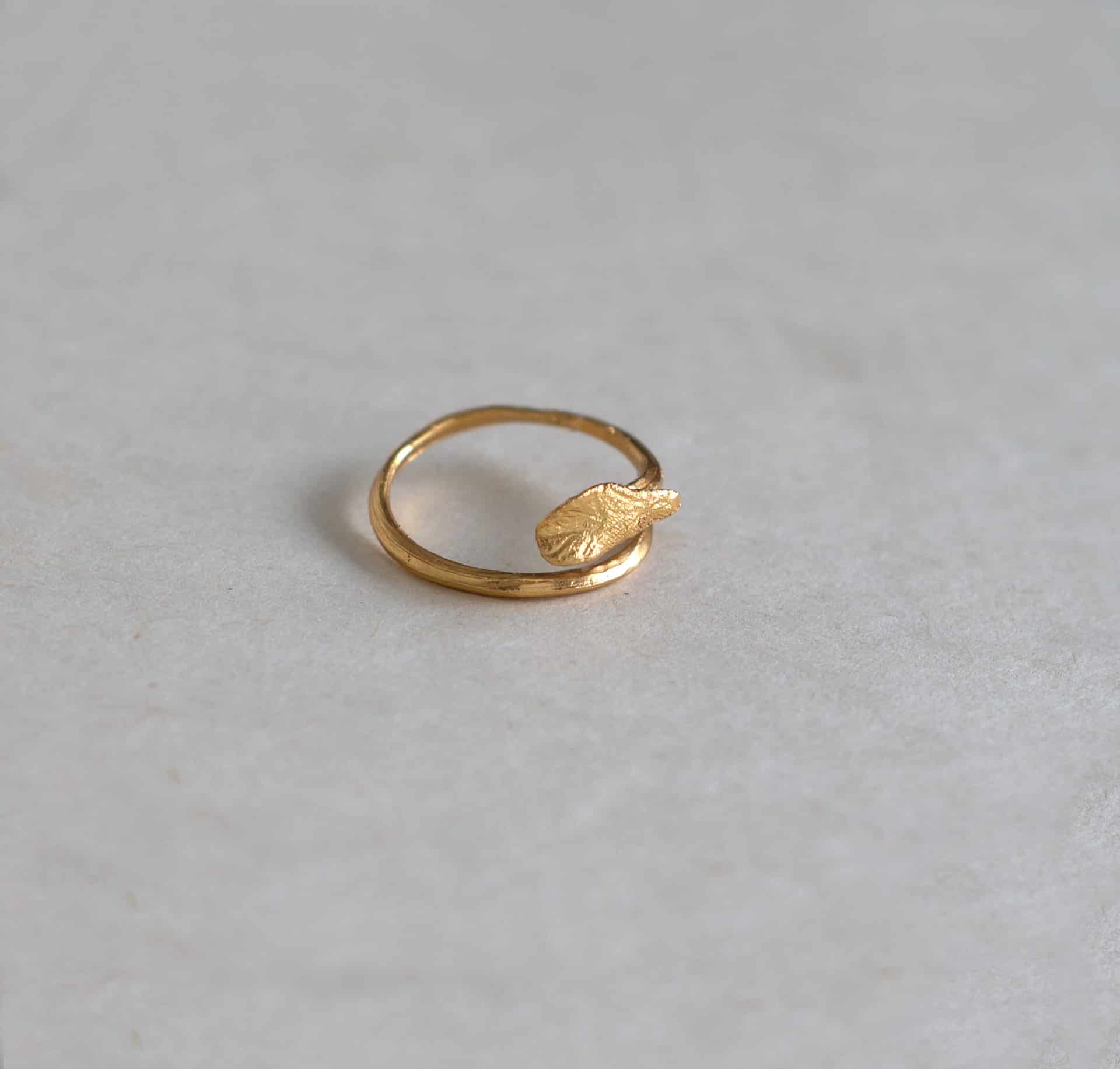 Anillo Hoja rábano - miniatura 2