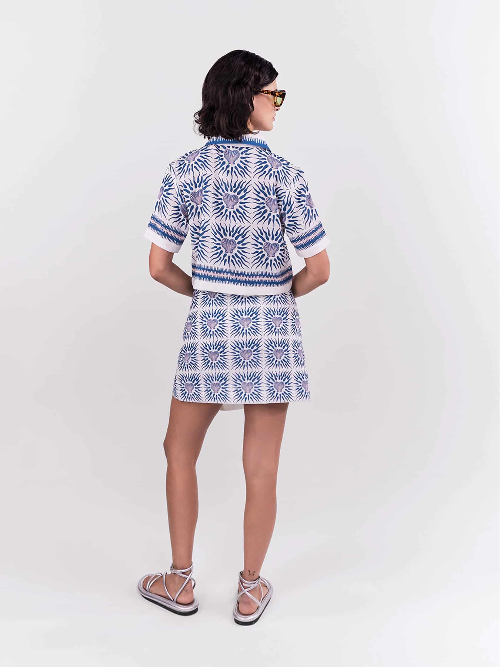 Cropped Polo Oasis - Azul - miniatura 2