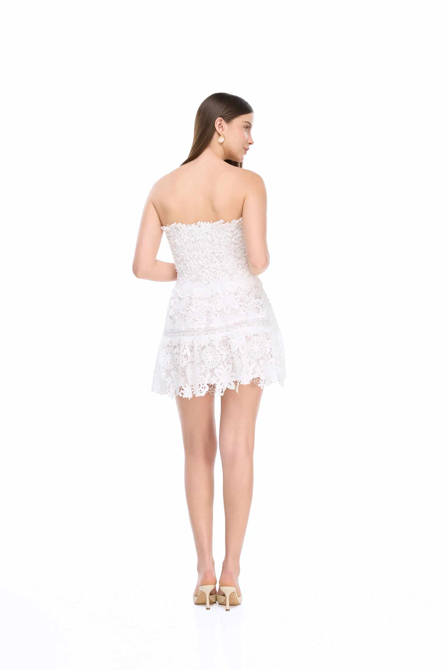 TIFFANY MINI DRESS WHITE - miniatura 2