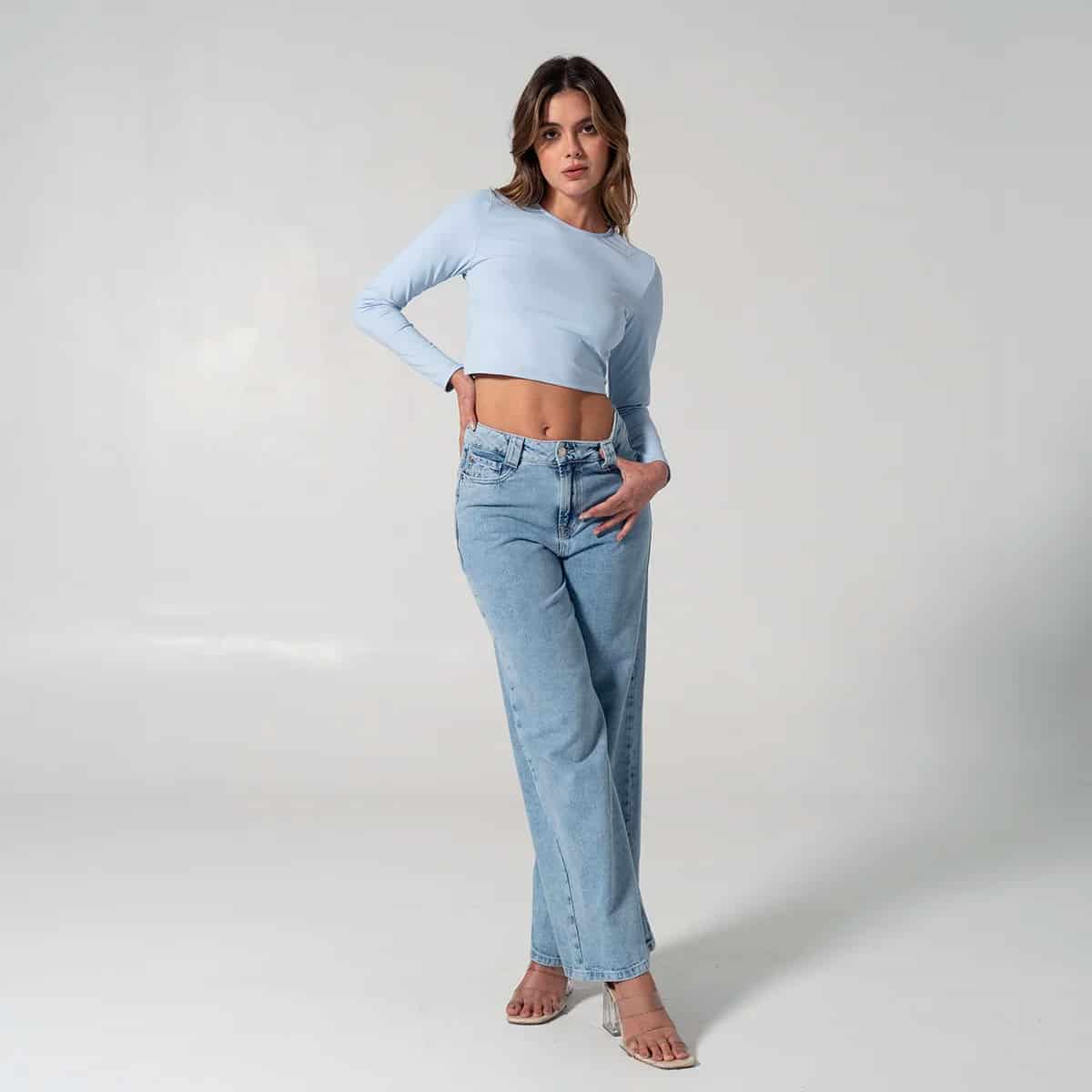 Blusa Crop Top Slim Miki - miniatura 5