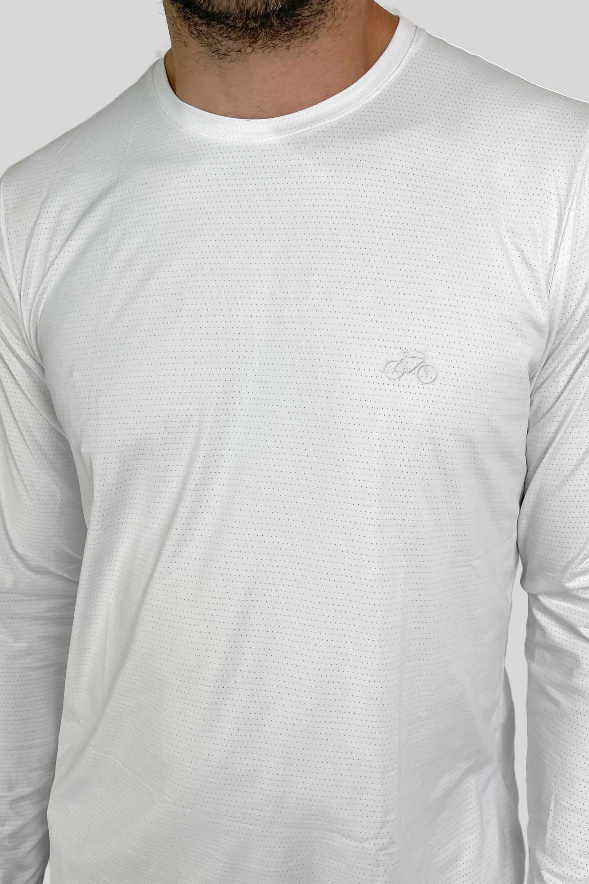 CAMISETA MANGA LARGA SPORT BLANCA - miniatura 2