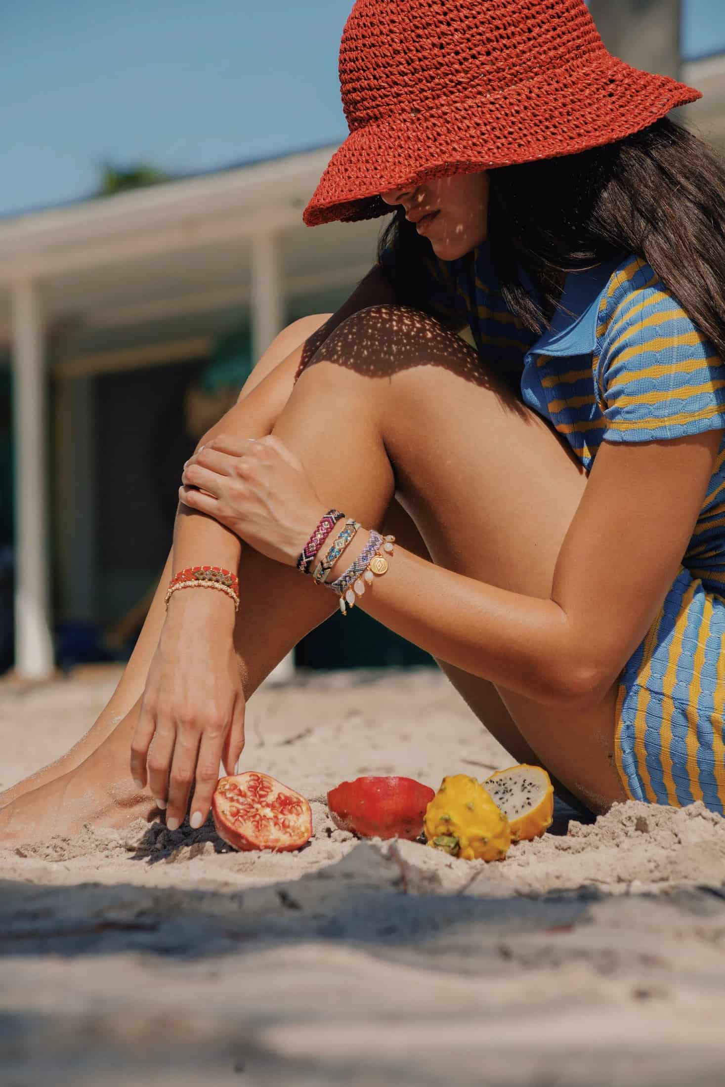Berries - Wayuu Set x 3 bracelets - miniatura 2