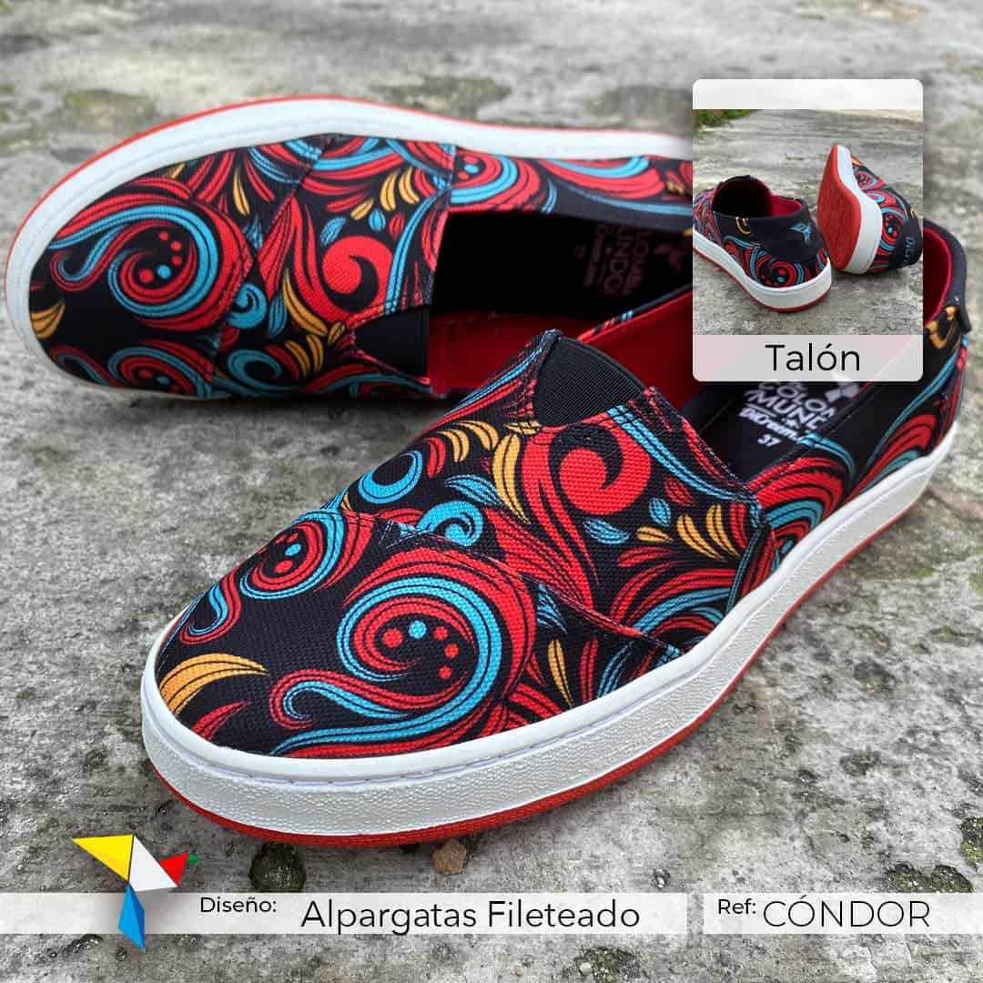 Fileteado – Alpargatas CÓNDOR - miniatura 1
