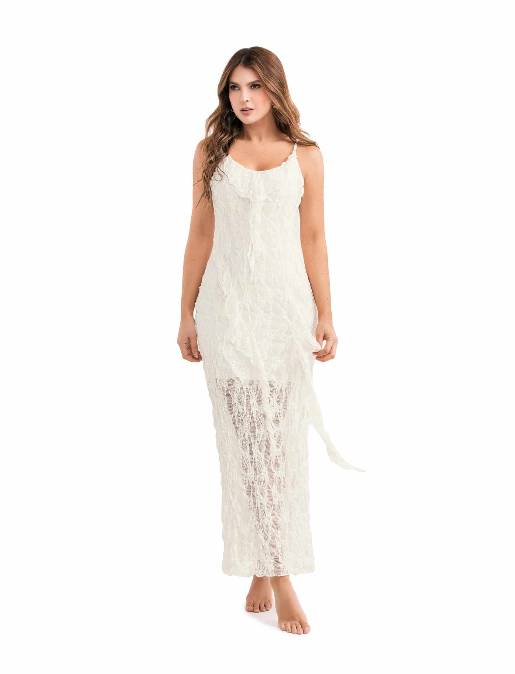 VESTIDO 47275 - SILUETA SEMI AJUSTADA - miniatura 2