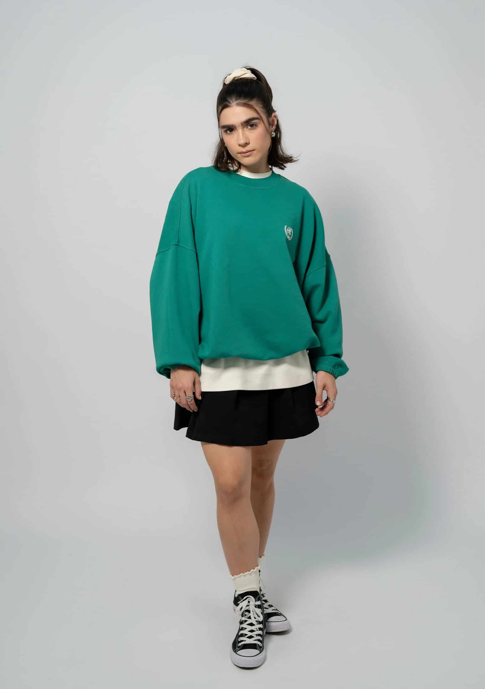 Still Hungry Green Pullover - miniatura 7