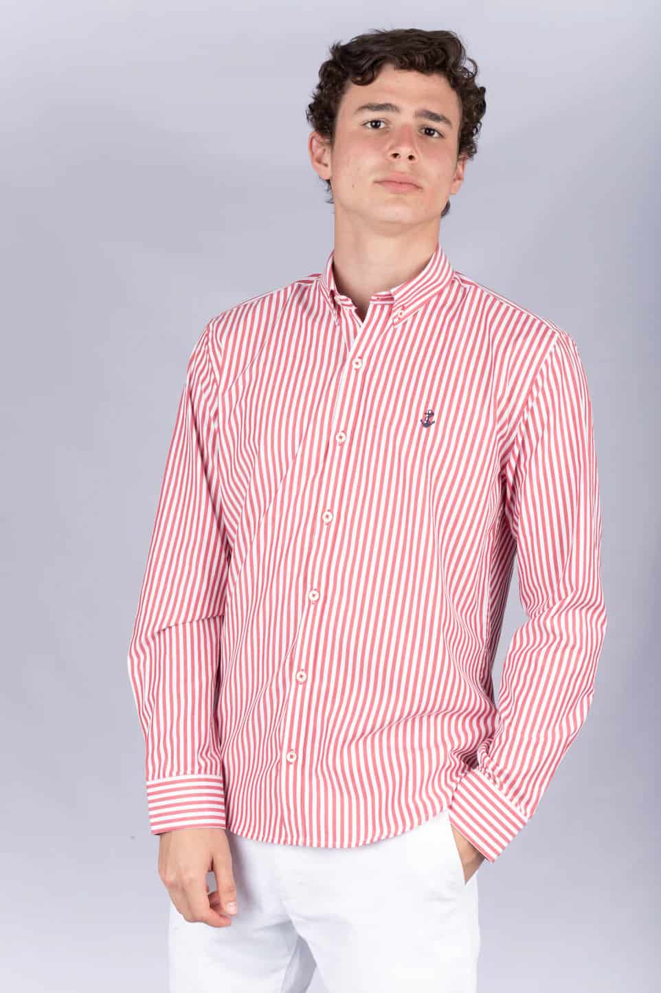 Camisa Rayas Rojas - miniatura 1
