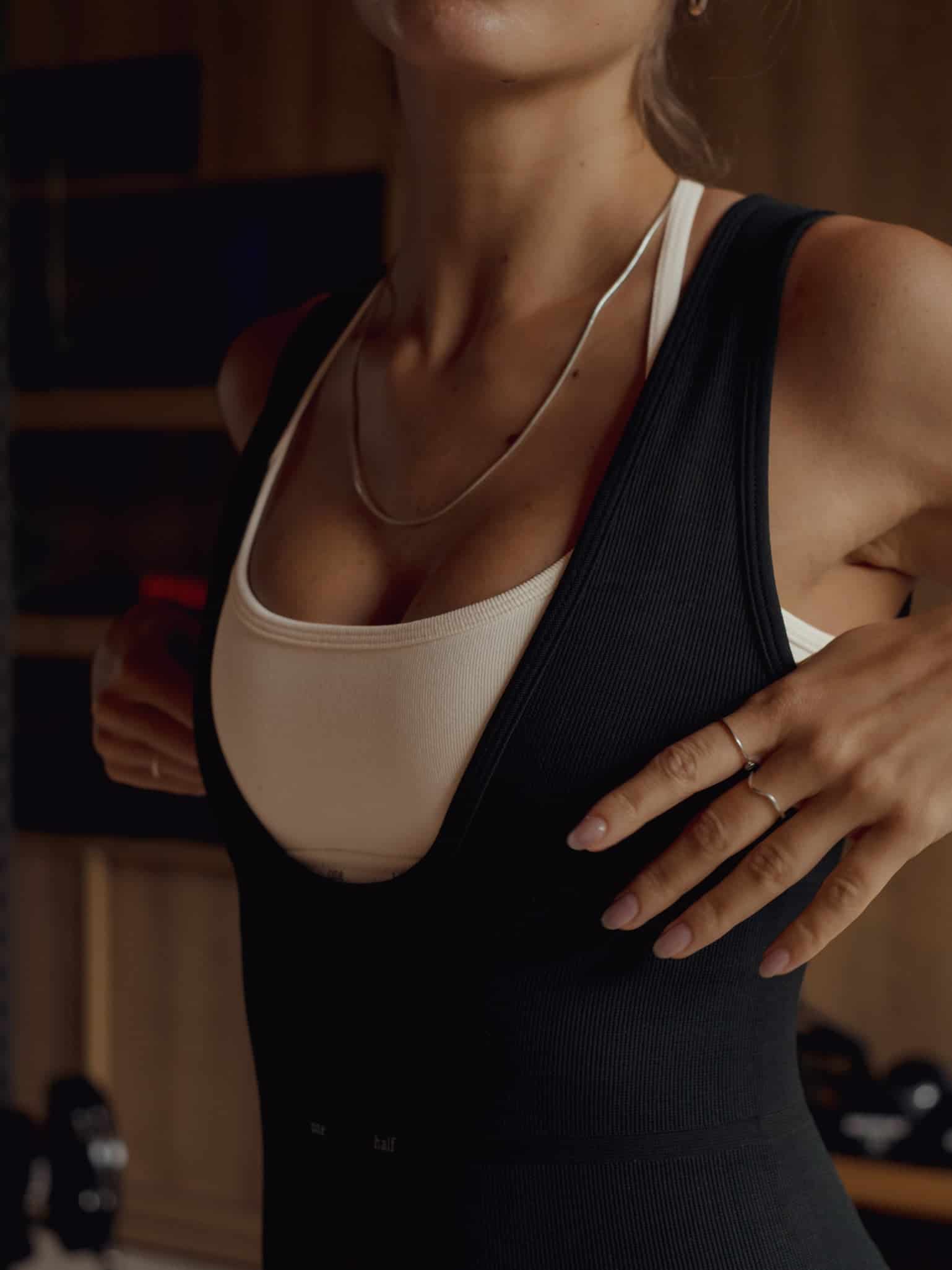 AIRY SEAMLESS CROP TOP - VANILLA - miniatura 6