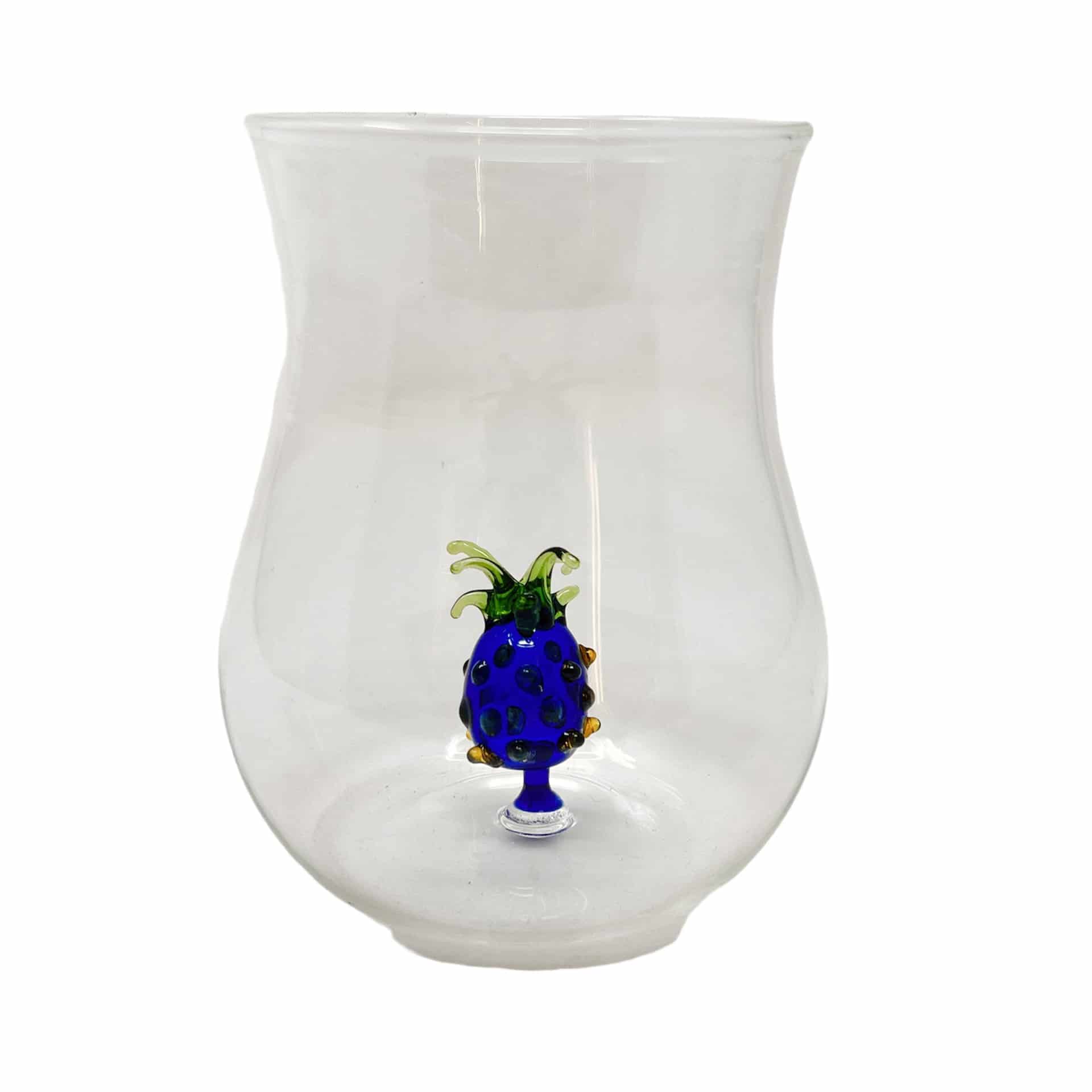 Set De Vasos Piñas Azules - miniatura 1