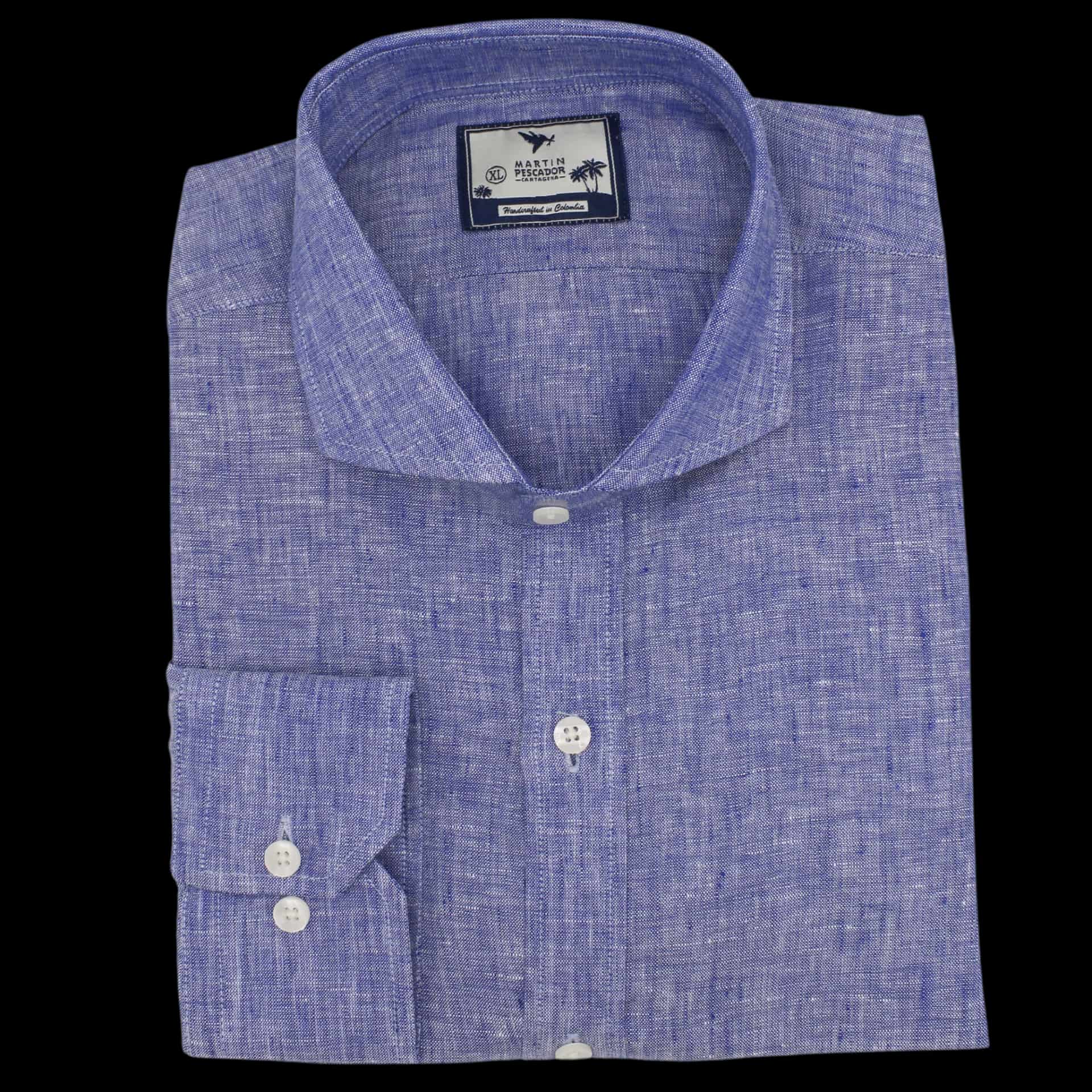 Camisas 100% Lino Cuello Francés- European Flax - miniatura 5