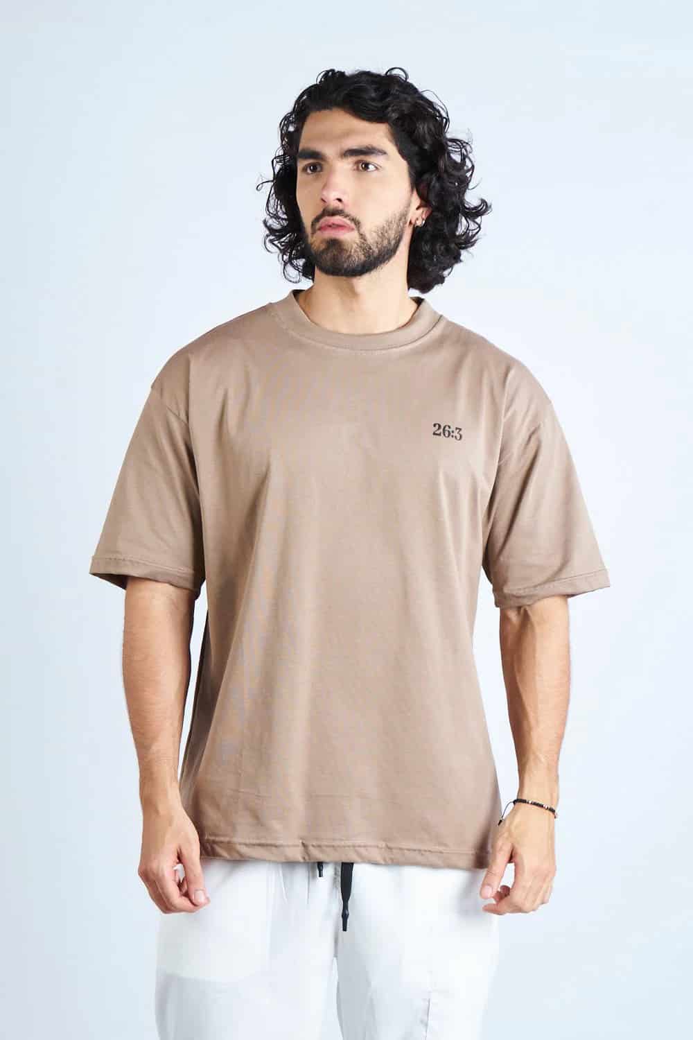 CAMISETA OVERSIZE CAQUI [DROP 0:0] - miniatura 1