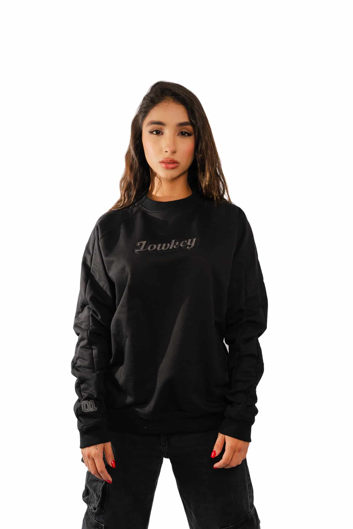CREWNECK NEGRO - PLAIN SOCIETY - miniatura 2