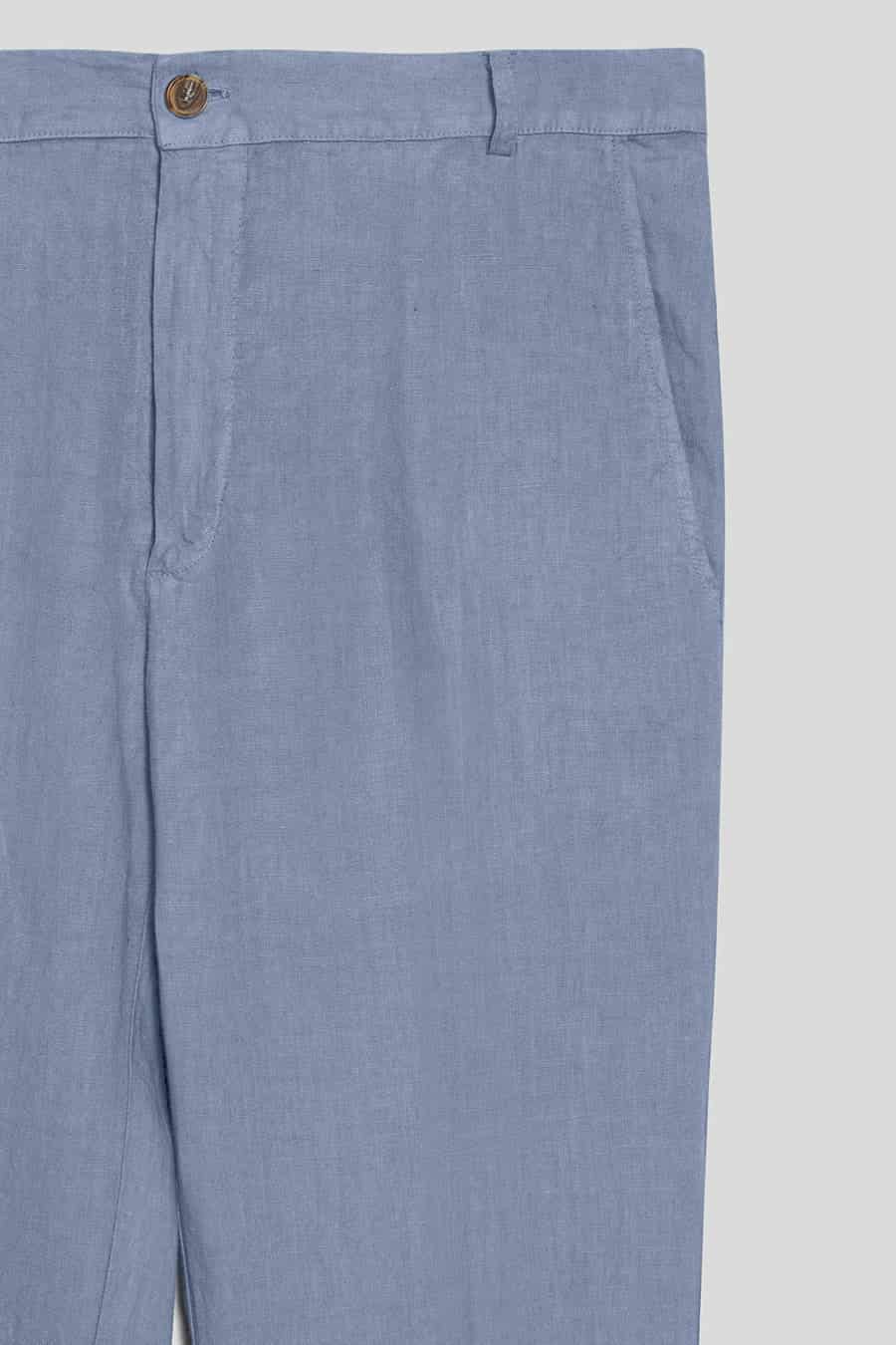 Men's linen pants forever blue - miniatura 2