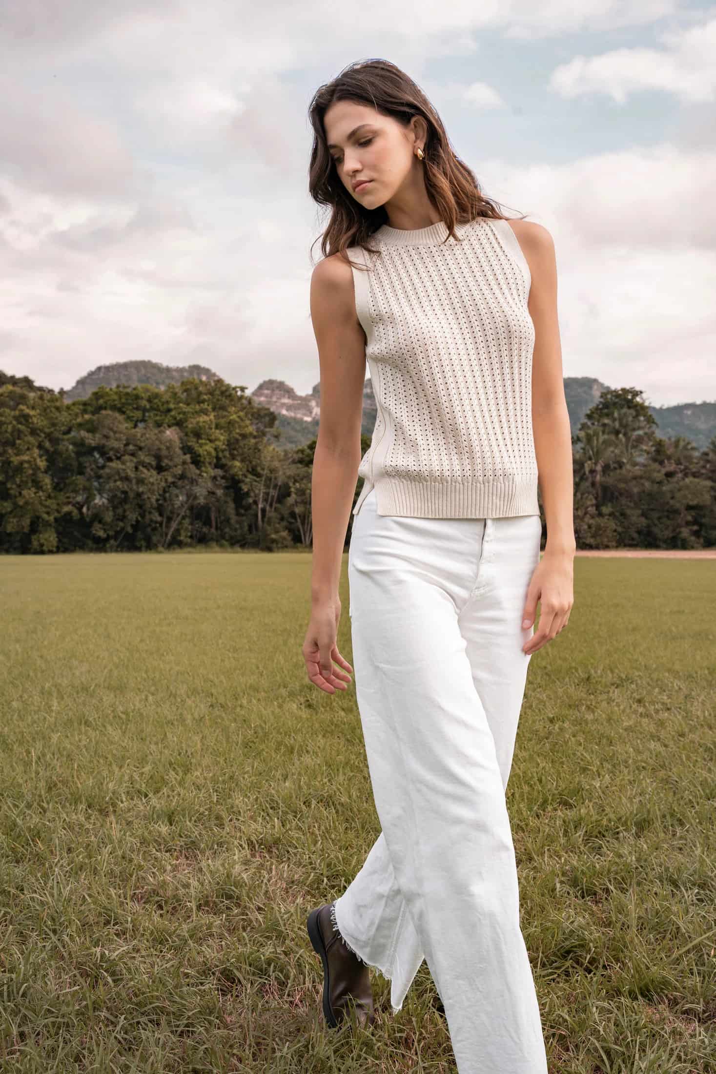 Top Barn Mujer Crema - miniatura 6