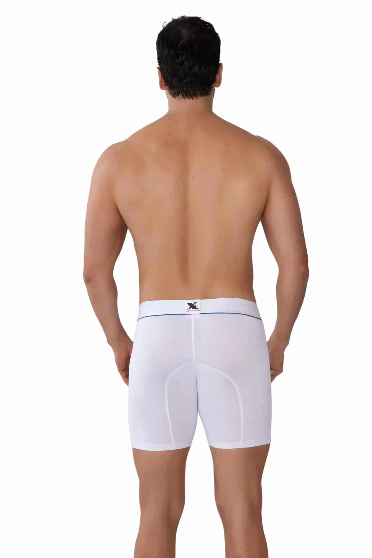 BOXER MICROFIBRA JACQUARD CUBOS BLANCO - miniatura 3