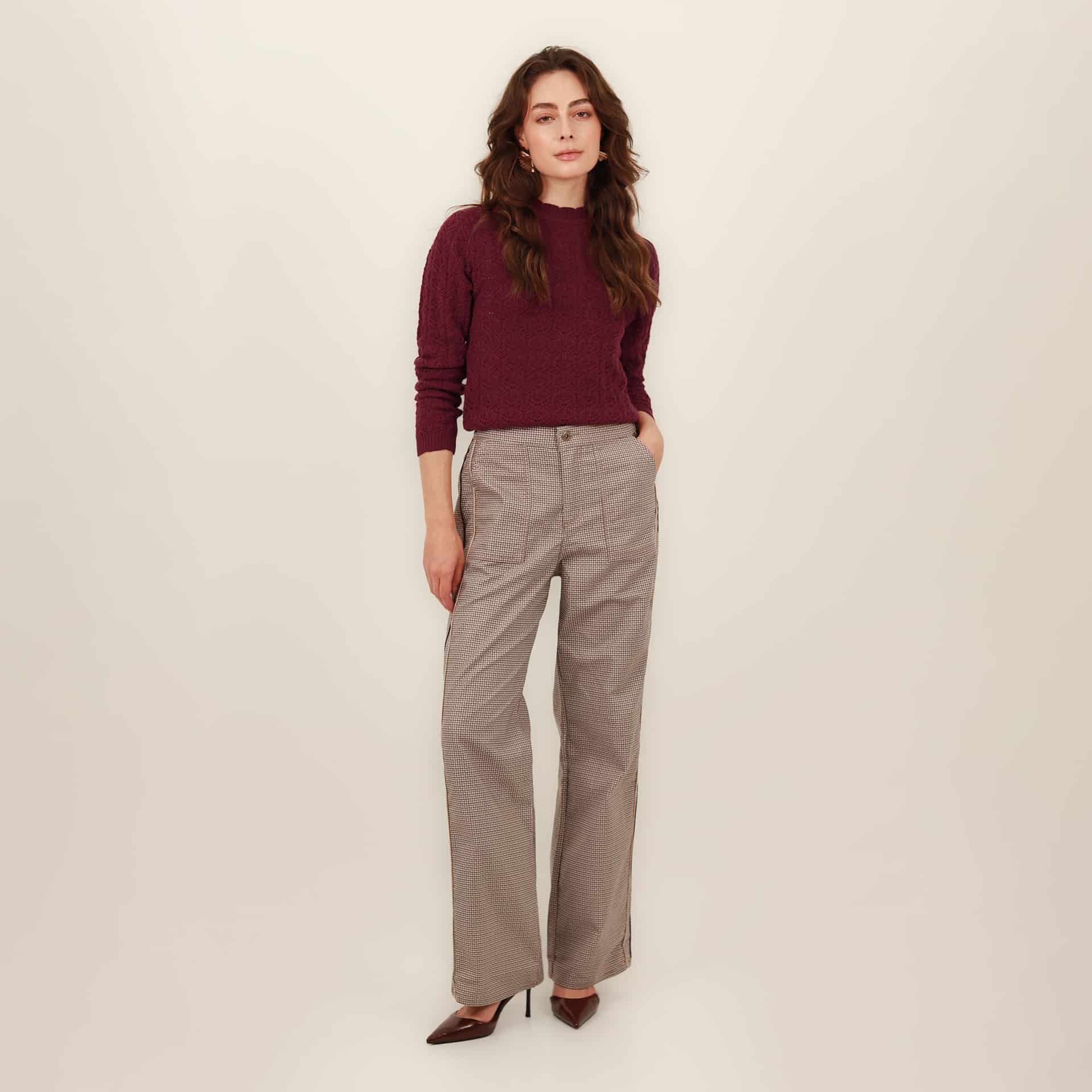 Pantalon Tiro Alto Bota Recta - miniatura 1