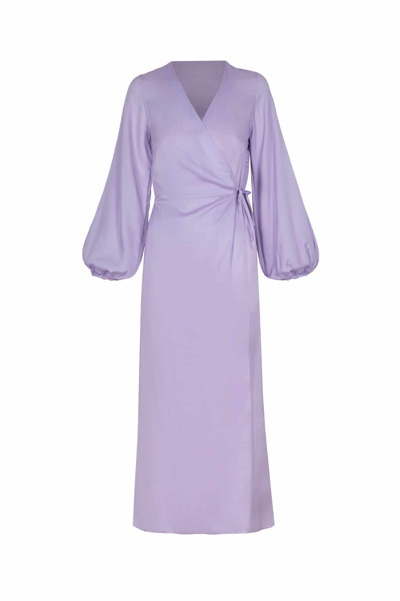 Tertulia Martellato Silk Maxi Dress / Lila - miniatura 6