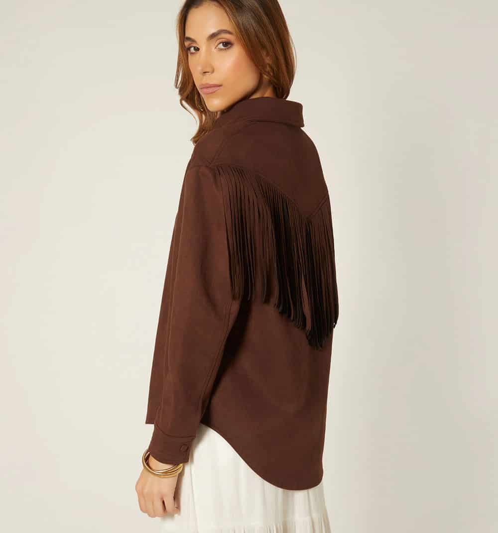 Sobrecamisa con flecos - miniatura 3