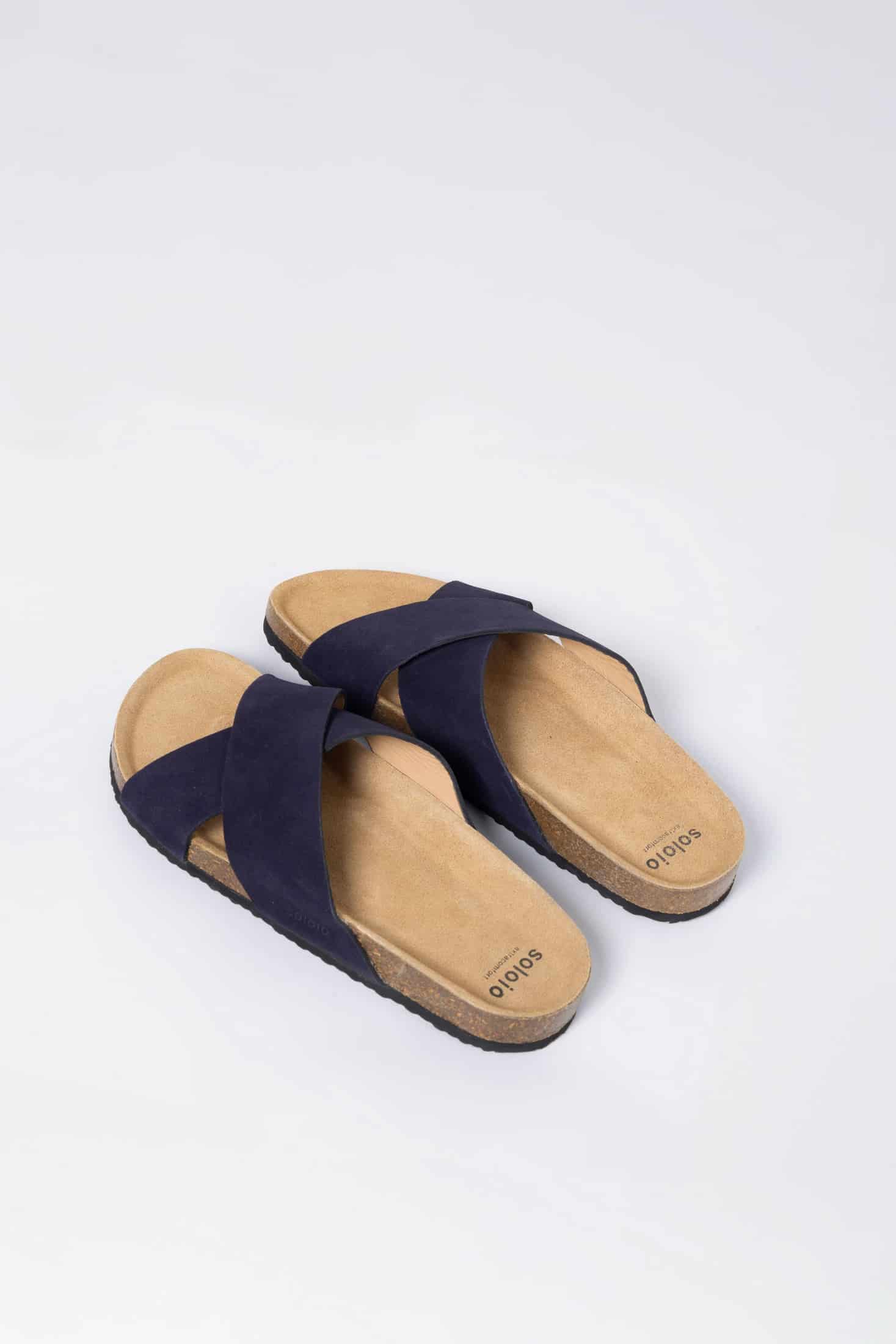 Men's crossed navy sandal - miniatura 2