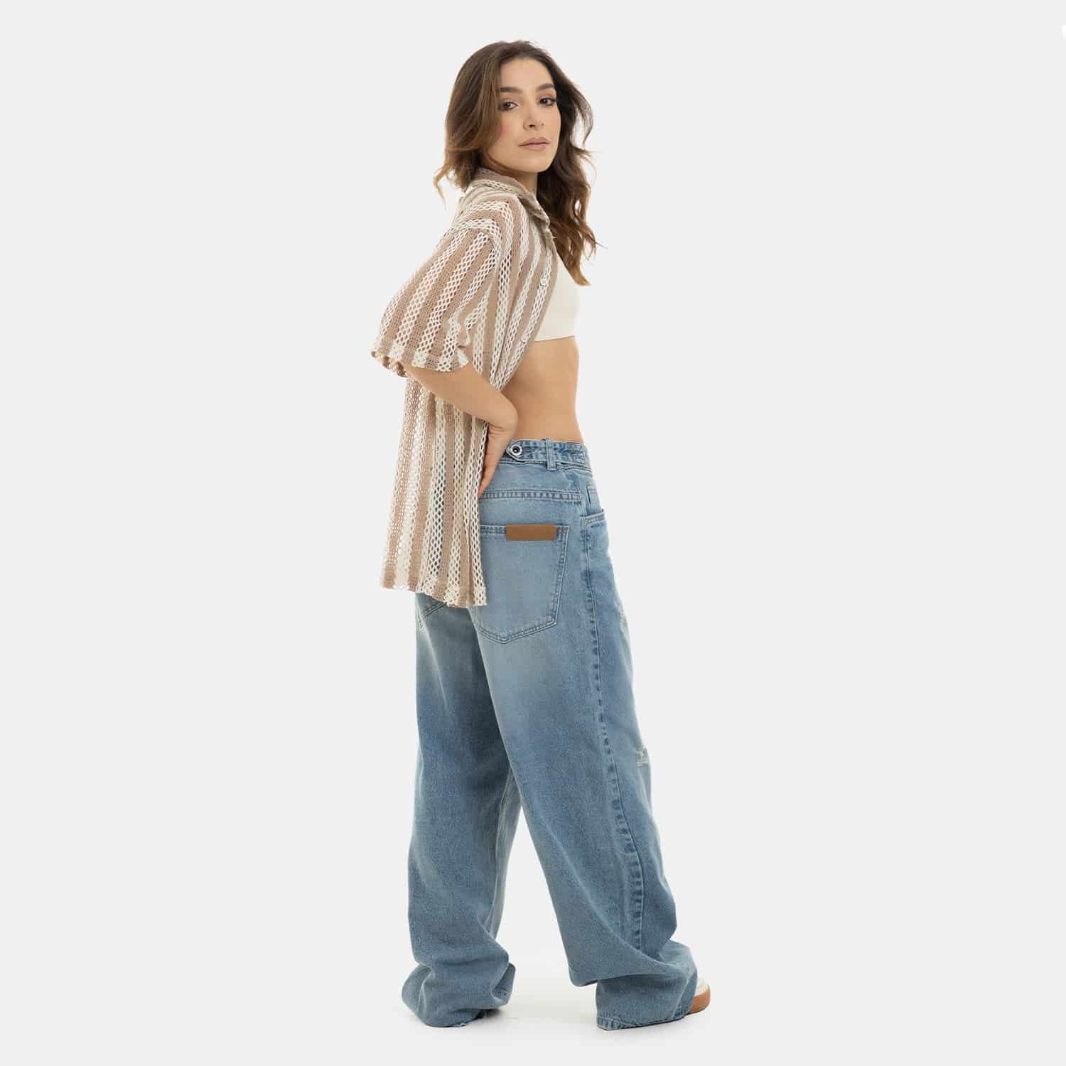 Oversized Flow Denim Ligth Blue - miniatura 8